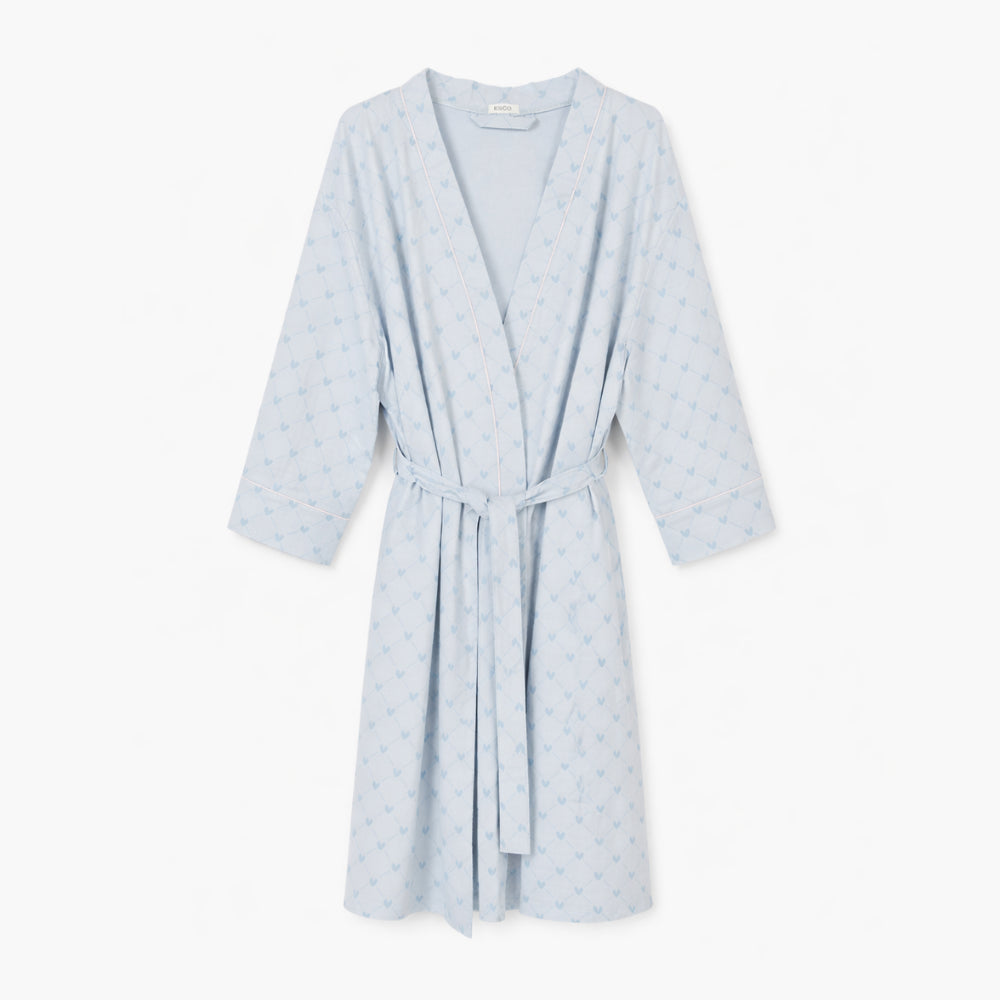 K&Co. Petal Series Flannelette Robe - LOVE